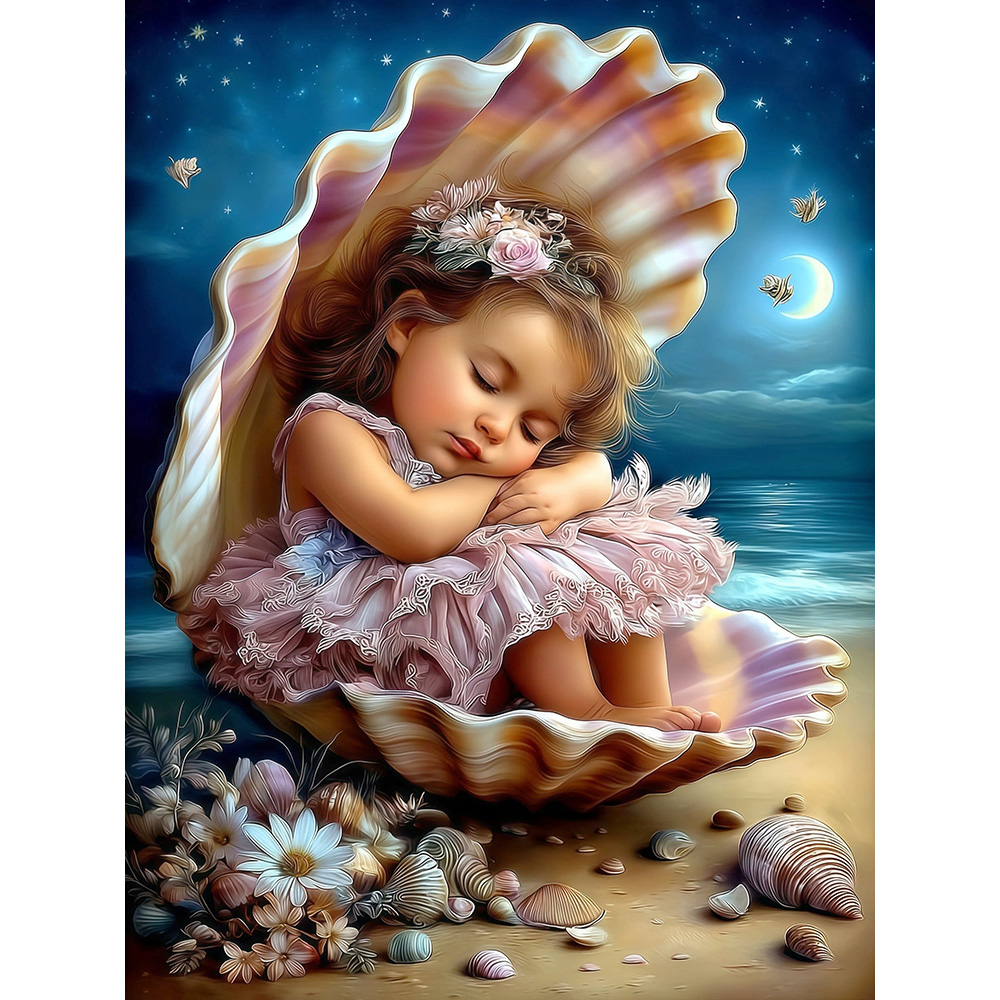 Resin Art Equipment - EverShine Kit Pittura Diamante Fai-da-Te, Ritratto