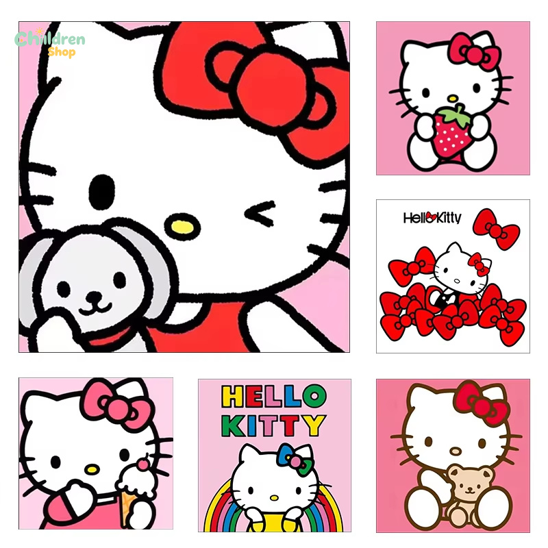 Resin Art Wallpaper - Sanrio Hello Kitty, decorazione da parete