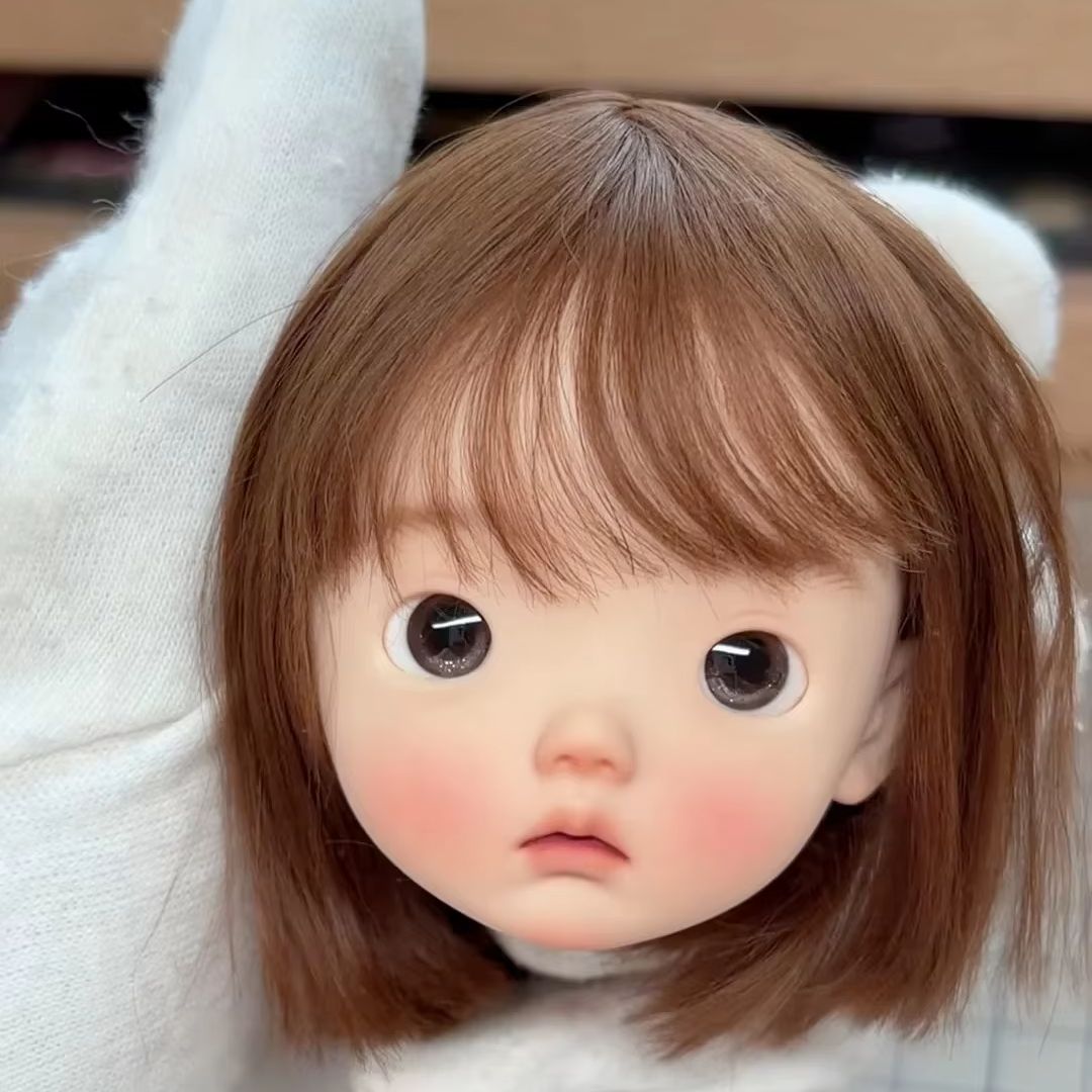 Resin Art Baby - Testa Singola per Bambole Angelo Giocattolo
