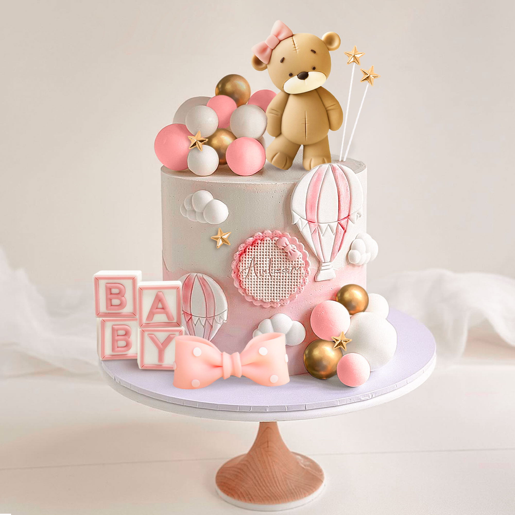 LaVenty Orso Rosa Decorazione  - Resin Art Alphabet recensione e prezzo