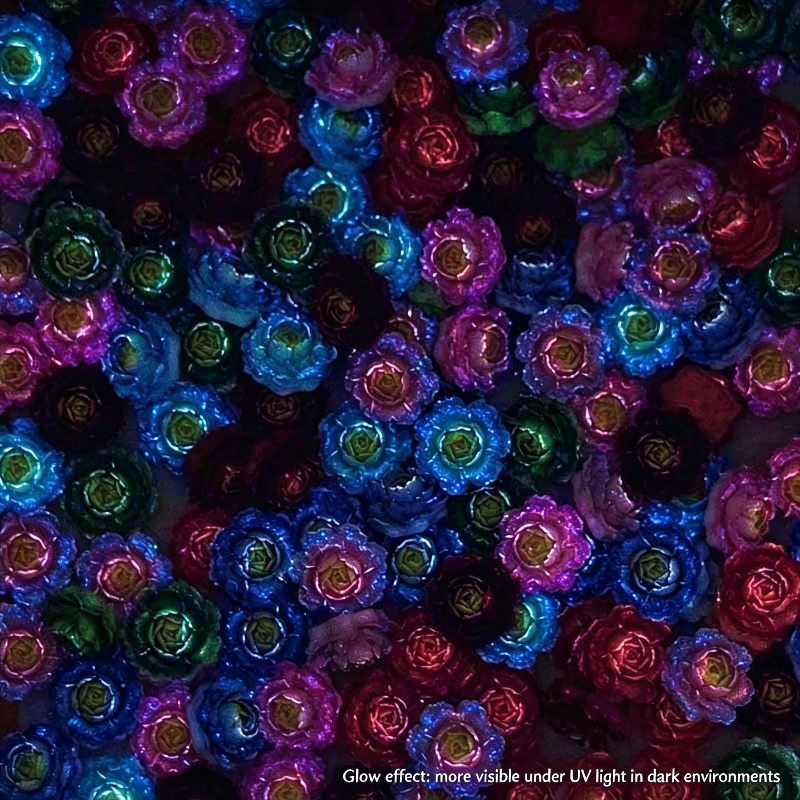 50 pezzi di cabochon piatti a  - Resin Art Rose recensione e prezzo